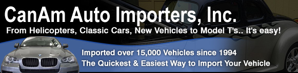 Registered Importer, Auto Importer, Vehicle Importer, Auto Import USA, Car Importers, Can Am Auto Importers